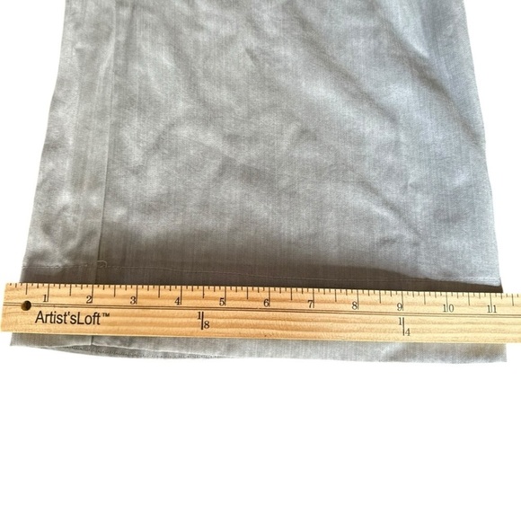 ▶️ Sundance ◀️  Tencel Grey Wide Leg Pants Sz 8 petite - Picture 10 of 14